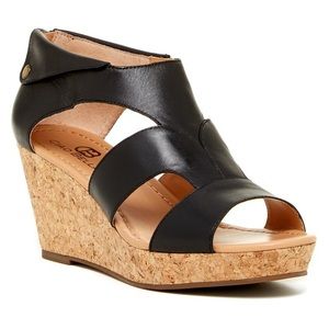 Ciao Bella Cork Wedge Shoes NIB